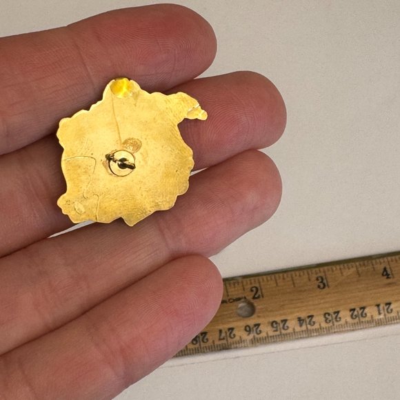 Vtg 1996 80 year Anniversary San Diego Zoo Enamel Pin Polar Bear Purple Gold - Picture 6 of 9